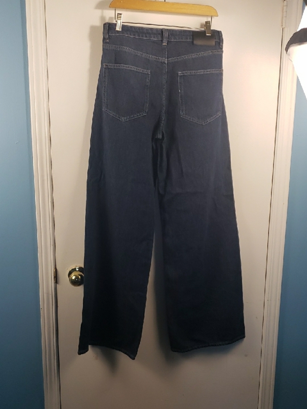 DL1961 Alex Baggy Wide Leg Low Rise 32” JeansSize 27 - Picture 7 of 10